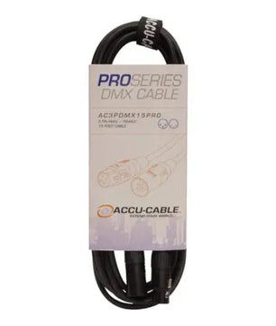 American DJ AC3PDMX15PRO (15ft DMX Cable)