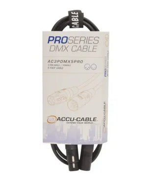 American DJ AC3PDMX5PRO (Pro Series 5-foot DMX Cable - 3-pin male to 3-pin female)