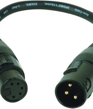 American DJ AC3PM5PFM | 3-Pin Male to 5-Pin Female DMX Turnaround Cable