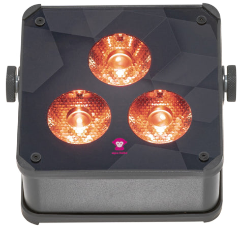 Ape Labs Maxi 2+ Grey Solo | IP65 RGBaW Smart Battery Uplight (ID: 7987)