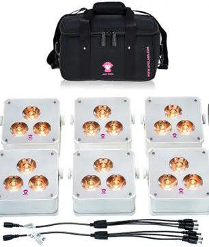 Ape Labs Maxi 2+ RoadPack Creme | 6x Lights, Remote, Charger, Bag -IP65 (ID: 8143)