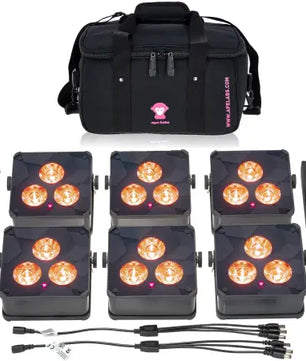 Ape Labs Maxi 2+ RoadPack Grey | 6x Lights, Remote, Charger, Bag -IP65 (ID: 8144)