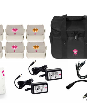 Ape Labs Mini 2+ RoadPack Creme | 6x Lights, Remote, Charger, Bag -IP65 (ID: 8145)