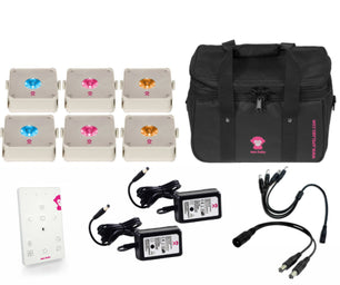 Ape Labs Mini 2+ RoadPack Creme | 6x Lights, Remote, Charger, Bag -IP65 (ID: 8145)