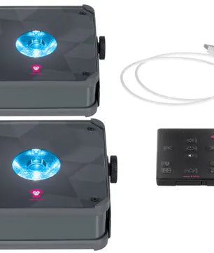 Ape Labs Mini 2+ Set of 2 Grey | IP65 RGBaW Smart Battery Uplights