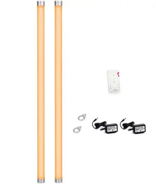 Ape Labs Neon Set of 2 | IP65 70W RGBaW 180 Degree Battery Tube Lights