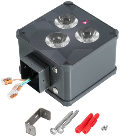 Ape Labs Sconce 2+ Solo Grey | IP65 Dual Sided Up/Down Light for Wall (ID: 8066)