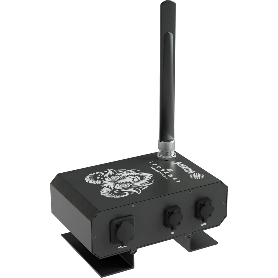 Blizzard Lighting Lightcaster CRMX GOAT IP | IP65 Wireless DMX Transceiver with 1000m Range & RDM Support