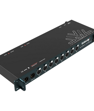 Blizzard Lighting Pipeline Splitterally 8 | 1U Rackmount 8-Way DMX Splitter & Booster (1x8 or 2x4 Mode)