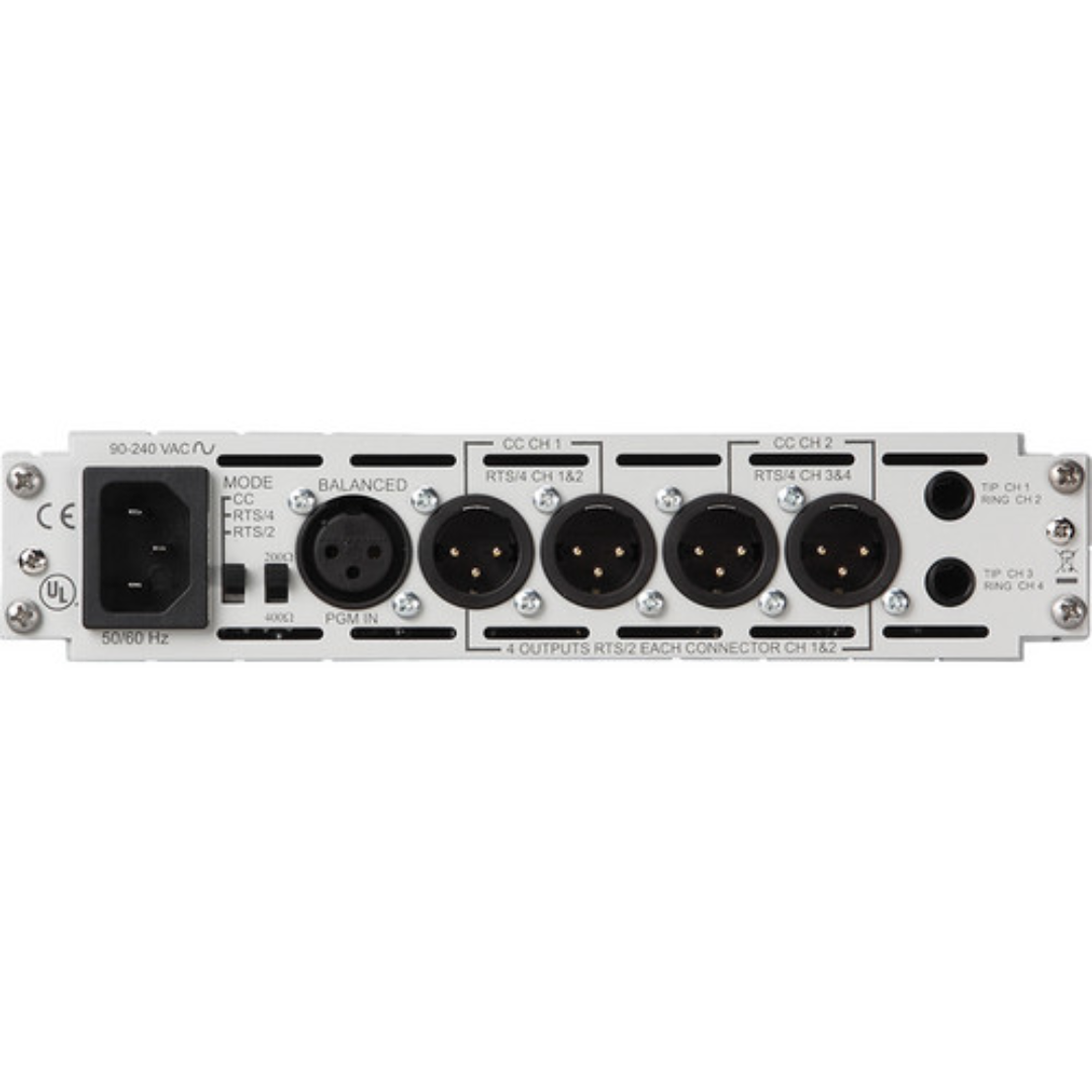 RTS PS-20 | 2-Channel Intercom Power Supply with Program Input, Monitoring & Mode Selection