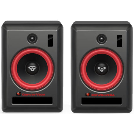 Cerwin Vega VEGA8SB-PR | 8in Studio Monitor Pair with DSP | Bluetooth, SKAA & SKAA Pro Wireless Audio