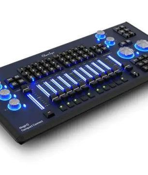 ChamSys MagicQ Compact Connect | USB Lighting Console | 10 Playbacks, 2 DMX Outputs, Compact Design