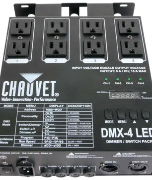 Chauvet DJ DMX-4 | 4-Channel Dimmer/Relay Pack