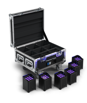 Chauvet DJ Freedom Flex H9 IP X6 | 6x Freedom Flex Pars and Charging Case