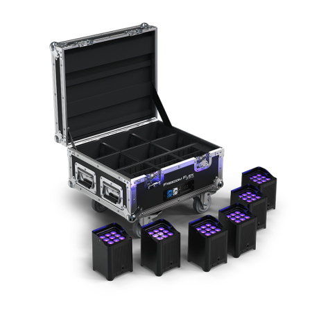 Chauvet DJ Freedom Flex H9 IP X6 | 6x Freedom Flex Pars and Charging Case