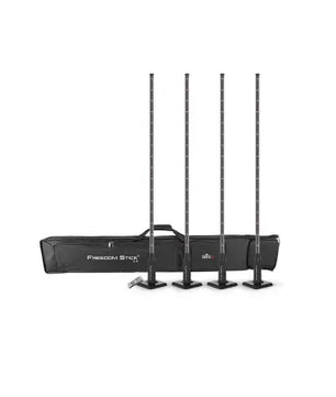 Chauvet DJ Freedom Stick X4 | Battery-Powered LED Tube Lights | 4-Pack with Wireless DMX