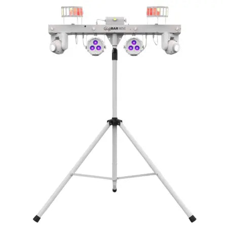 Chauvet DJ GigBAR Move White | 5-in-1 Lighting System | All-in-One Lighting Rig with Wireless Control