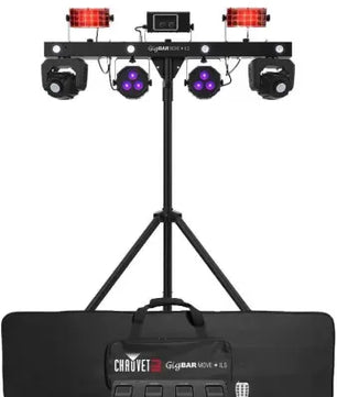 Chauvet DJ GigBar Move + ILS Package | GigBar + 10ft DMX Cable