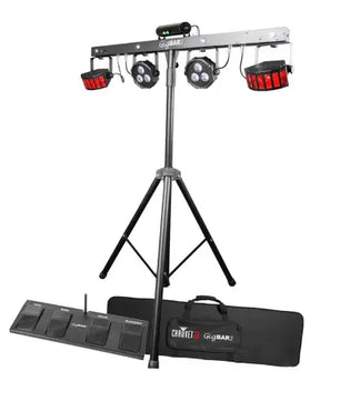 Chauvet DJ GigBar 2 | 4-in-1 Lighting System: UV, Laser, Strobe, and Wireless Footswitch