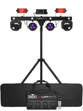Chauvet DJ GigBAR Move + ILS | 5-in-1 Lighting System | Moving Heads, Pars, Derbies & Laser