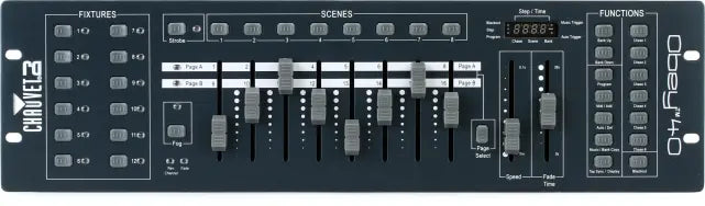 Chauvet DJ Obey 40 | 192-Channel DMX Lighting Controller with MIDI & Fog Control