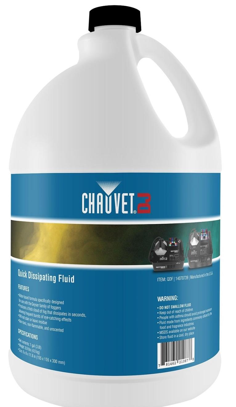 Chauvet DJ Quick Dissipating Fluid (QDF) | High-Performance Fog Fluid