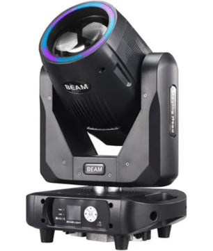 Crisp JUBARIS BEAM 300 | 250W Hybrid Beam Moving Head with Prism, Gobo & RGB Halo Ring