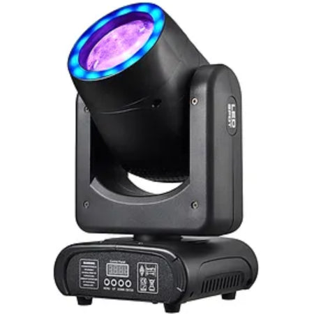 Crisp JUBARIS BEAM L90 | 2° LED Beam Light with Dual Prisms | RGB Halo for Clubs & Events