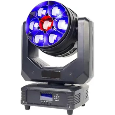 Crisp Stella Wash 740F | 7x40W RGBW Moving Head | 3.5°–45° Zoom & Pixel Mapping