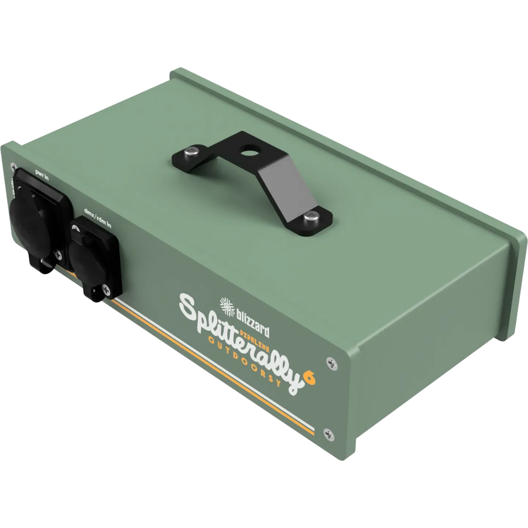 Blizzard Lighting Pipeline Splitterally 6 Outdoorsy | IP-Rated 6-Way DMX/RDM Splitter with Isolated Outputs