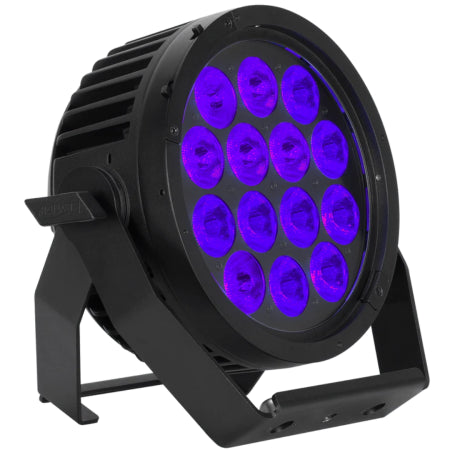 Elation SIX+ PAR L | 14x 20W RGBLA+UV LED - 7300 Lumens | IP65 Outdoor-Rated Fixture with Silent Operation