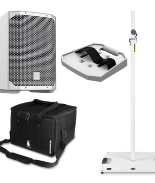 Electro-Voice Everse 8 W Ceremony Package | Ceremony & Cocktail Audio System | w/ Stand, Tray & Carry Bag