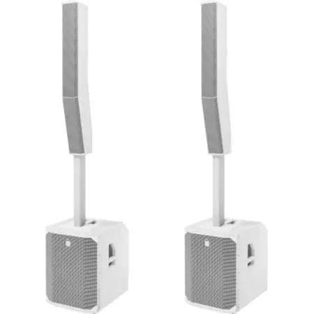Electro‑Voice EVOLVE 70 White (Pair) | White Dual 2 000 W Column PA Speakers – 133 dB SPL, Bluetooth & App Control