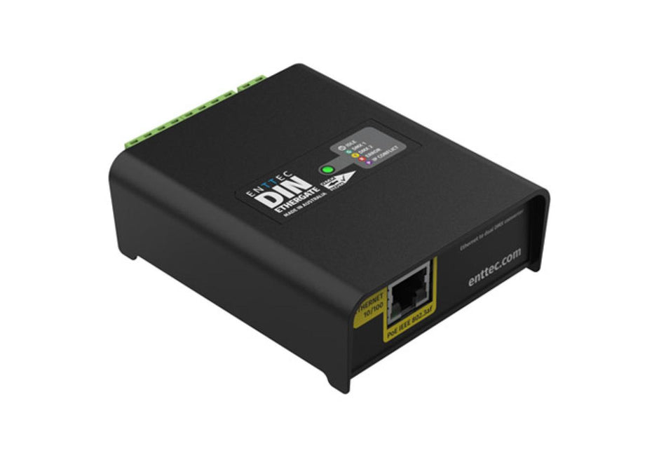 Enttec DIN ETHERGATE | Ethernet to Dual DMX (Phoenix Outs)