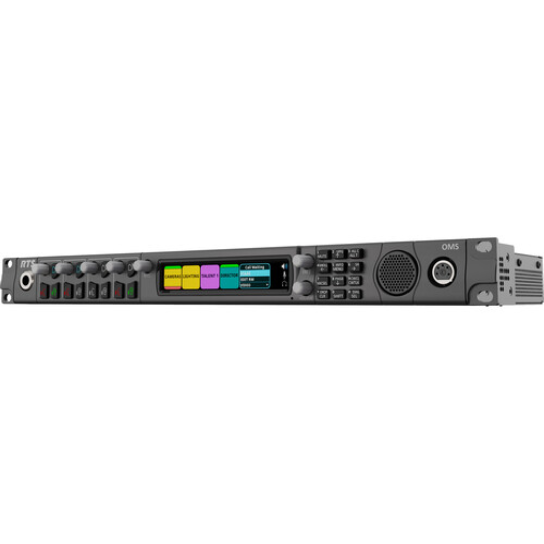 RTS OMS ANALOG 5F | OMNEO Analog Main Station with 4 Two-Wire Ports & Upgradeable Digital Functionality
