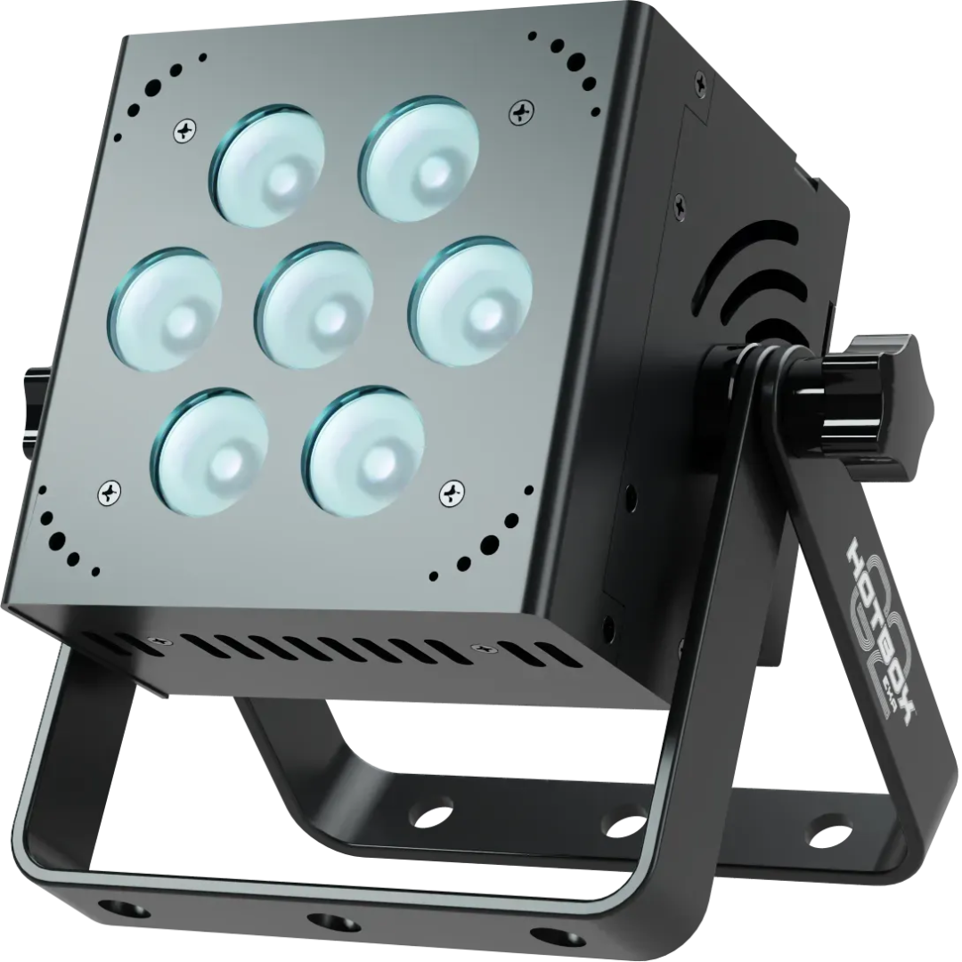 Blizzard Lighting Hotbox G2 EXA | 7x 15W RGBAW+UV LED Wash Light with RDM & PowerCON TRUE1