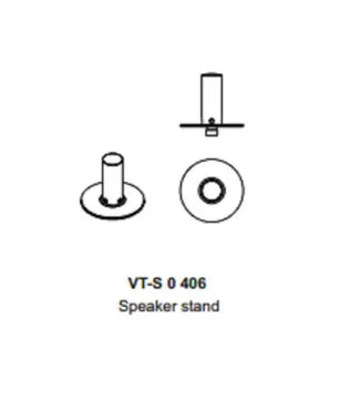 FBT VT-SO406 | M20 Thread Sub Pole Mount Zero