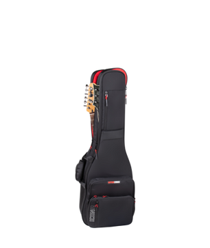 Gator G-ICONTTELEC-BLK | Dual Electric Guitar Gig Bag with Padded Protection