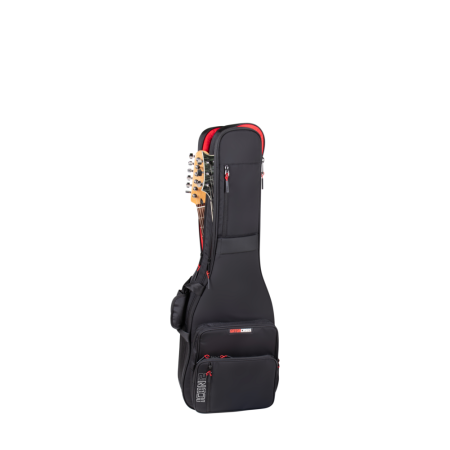 Gator G-ICONTTELEC-BLK | Dual Electric Guitar Gig Bag with Padded Protection