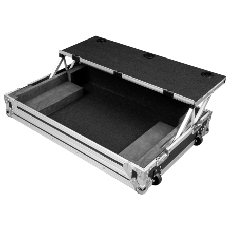 Gator GTOURDSPREV7 | Flight Case with Sliding Laptop Platform for Pioneer DDJ-REV7