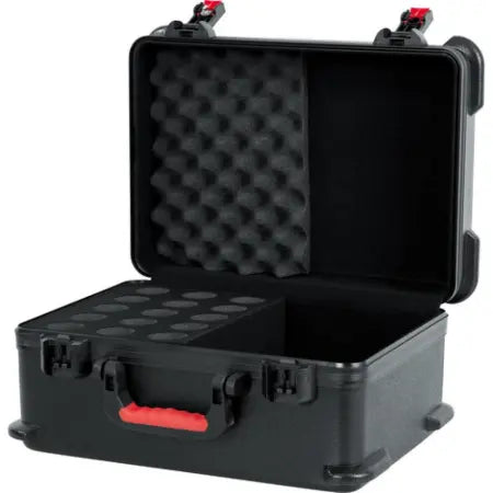 Gator GTSA-MIC15 | ATA TSA Microphone Case for 15 Wired Mics