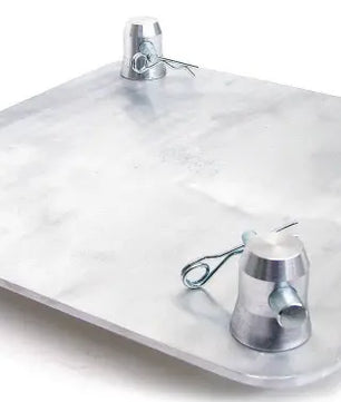 Global Truss SQ-4137 | 1ft x 1ft Base Plate for F34 Truss | 5mm Aluminum Construction