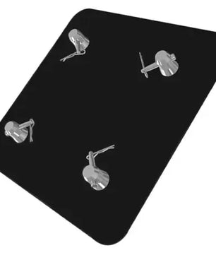 Global Truss SQ-4137H BLK | 16in Square Base/Top Plate Black