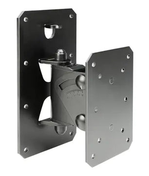 Gravity Stands GSPWMBS30B | Tilt-and-Swivel Wall Mount for Speakers up to 66 lbs (Black)