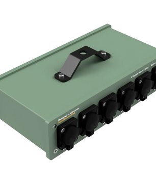 Blizzard Lighting Pipeline Splitterally 6 Outdoorsy | IP-Rated 6-Way DMX/RDM Splitter with Isolated Outputs