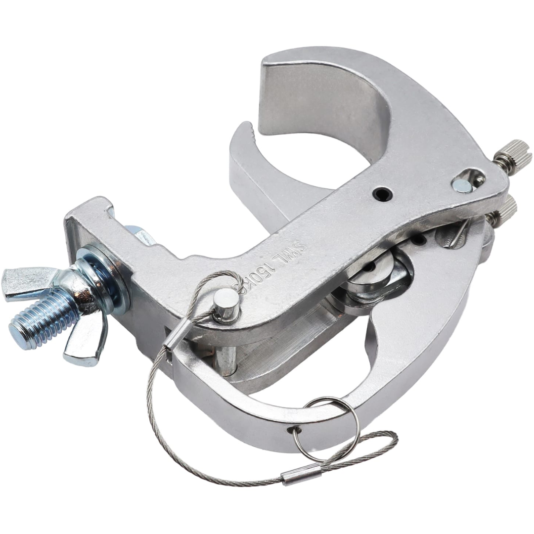 Odyssey LAC28QL | 2" Aluminum Clamp with M10 Bolt, 330lb Load Capacity
