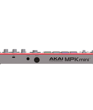 Akai MPK Mini 4(Gray) | 25-Key MIDI Controller – RGB Pads, USB-C, MIDI Out