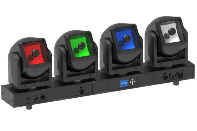 JMAZ Centipede 3SIXTY B4 | 4x60W RGBW Moving Head Bar with 360° Infinite Pan/Tilt & Pixel Control