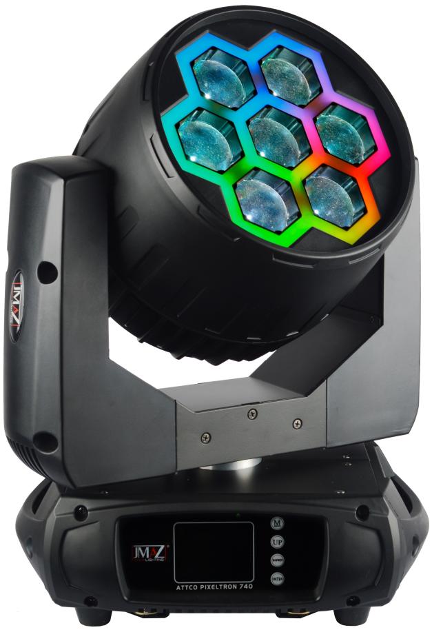 JMaz Pixl Tron 740Z | 7 x 40W RGBW LED Wash Moving Head