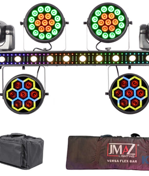 JMaz Versa Flex Bar (Ultra Model) | All-In-One Lighting Package, Moving Heads & Pixel Wash Bars